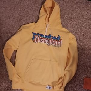 Disneyland Canary Yellow Hoodie NWT